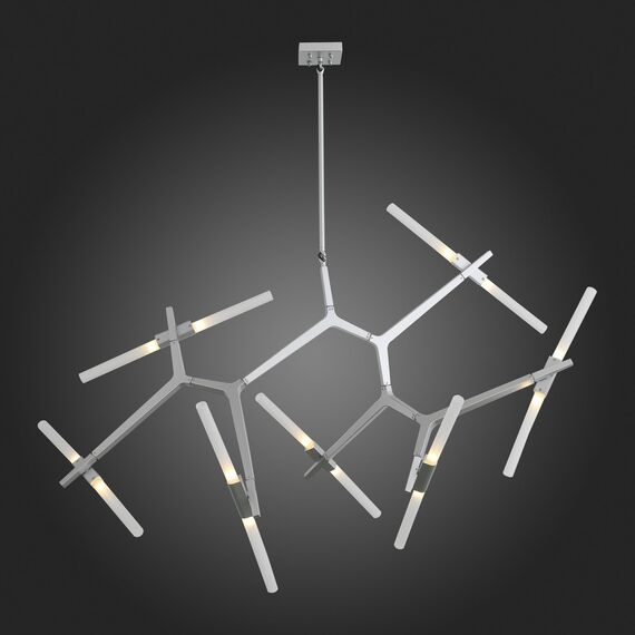 SL947.102.14 Люстра потолочная ST-Luce Серебристый/Белый G9 14*5W LACONICITA, изображение 7