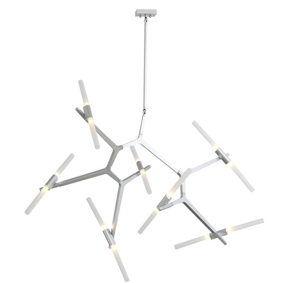 SL947.102.14 Люстра потолочная ST-Luce Серебристый/Белый G9 14*5W LACONICITA, изображение 16