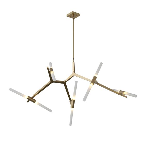 SL947.202.10 Люстра потолочная ST-Luce Золотистый/Белый G9 10*5W LACONICITA, изображение 6