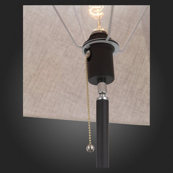 SLE302.415.01 Торшер ST-Luce Черный, Коричневый/Бежевый E27 1*40W MENOLA, изображение 5