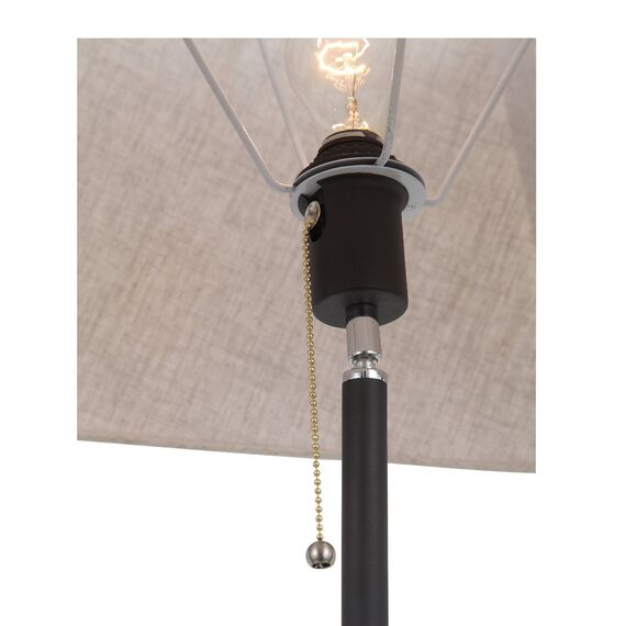 SLE302.415.01 Торшер ST-Luce Черный, Коричневый/Бежевый E27 1*40W MENOLA, изображение 6