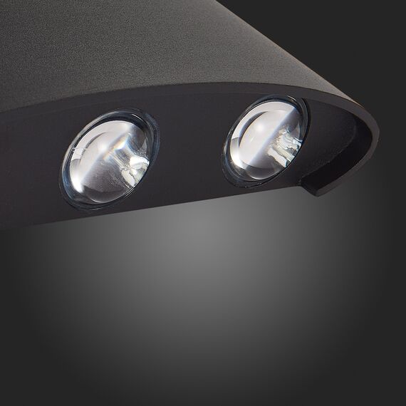 SL089.401.06 Светильник уличный настенный ST-Luce Черный кварцевый LED 6*1W 4000K BISELLO, изображение 11