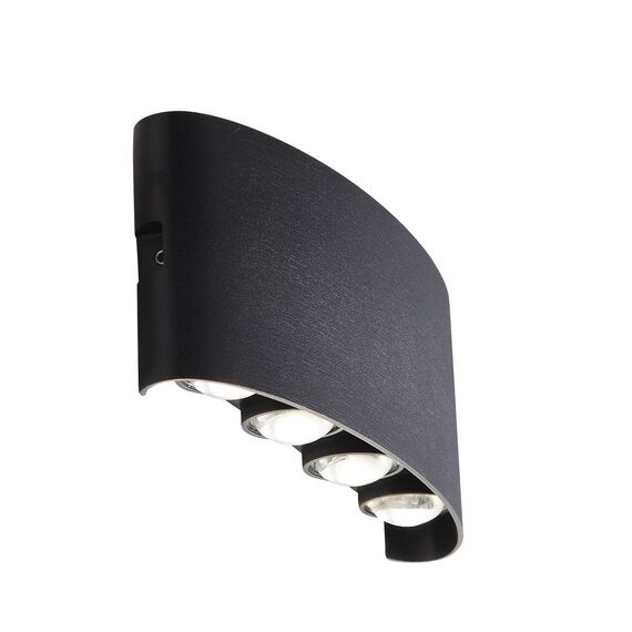 SL089.401.08 Светильник уличный настенный ST-Luce Черный кварцевый LED 8*1W 4000K BISELLO, изображение 6