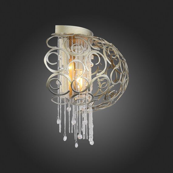 SL1101.201.02 Бра ST-Luce Шампань/Шампань, Прозрачный E14 2*40W DOLCIMA, изображение 5