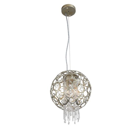 SL1101.203.02 Люстра подвесная ST-Luce Шампань/Шампань, Прозрачный E14 2*40W DOLCIMA, изображение 6