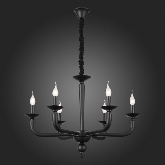 SL1114.403.06 Люстра подвесная ST-Luce Черный E14 6*40W FORTEZA, изображение 2