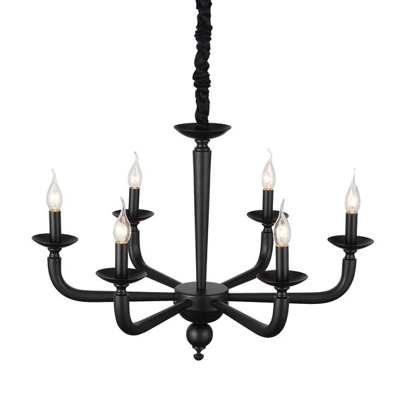 SL1114.403.06 Люстра подвесная ST-Luce Черный E14 6*40W FORTEZA, изображение 9