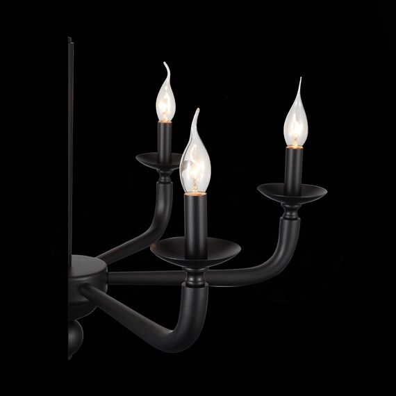 SL1114.403.06 Люстра подвесная ST-Luce Черный E14 6*40W FORTEZA, изображение 10