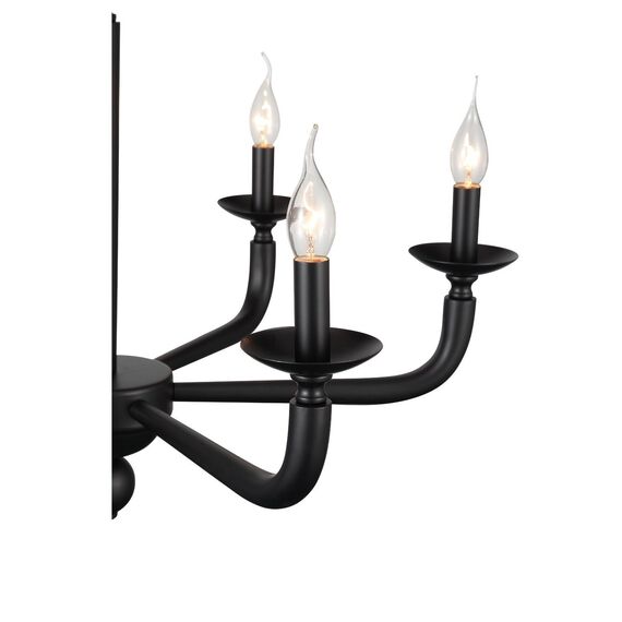 SL1114.403.06 Люстра подвесная ST-Luce Черный E14 6*40W FORTEZA, изображение 12