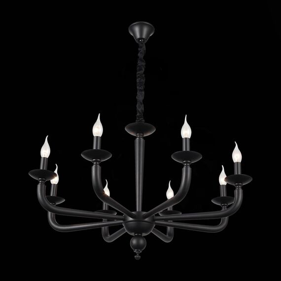 SL1114.403.08 Люстра подвесная ST-Luce Черный E14 8*40W FORTEZA, изображение 4