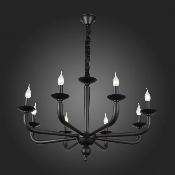 SL1114.403.08 Люстра подвесная ST-Luce Черный E14 8*40W FORTEZA, изображение 5