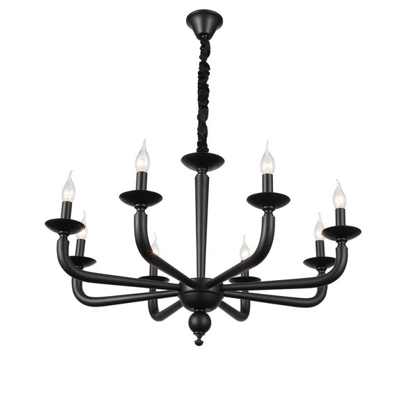 SL1114.403.08 Люстра подвесная ST-Luce Черный E14 8*40W FORTEZA, изображение 6