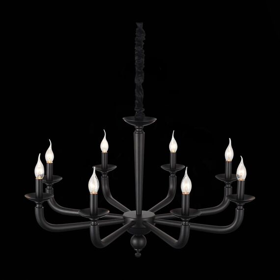 SL1114.403.08 Люстра подвесная ST-Luce Черный E14 8*40W FORTEZA, изображение 7