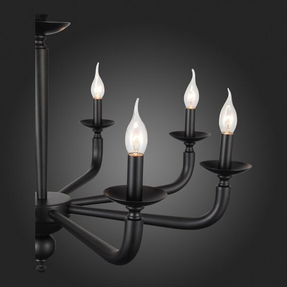 SL1114.403.08 Люстра подвесная ST-Luce Черный E14 8*40W FORTEZA, изображение 11