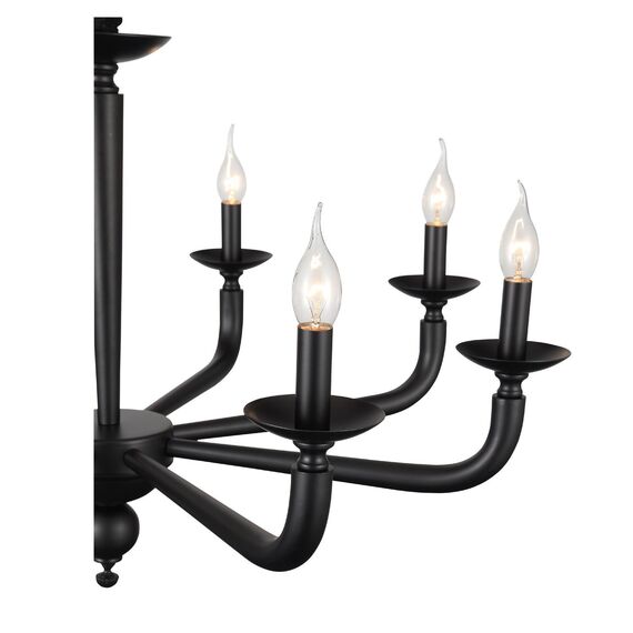 SL1114.403.08 Люстра подвесная ST-Luce Черный E14 8*40W FORTEZA, изображение 12