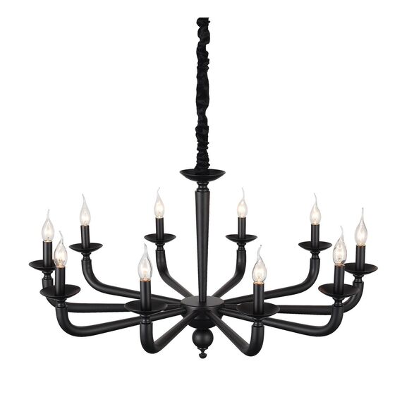 SL1114.403.10 Люстра подвесная ST-Luce Черный E14 10*40W FORTEZA, изображение 12