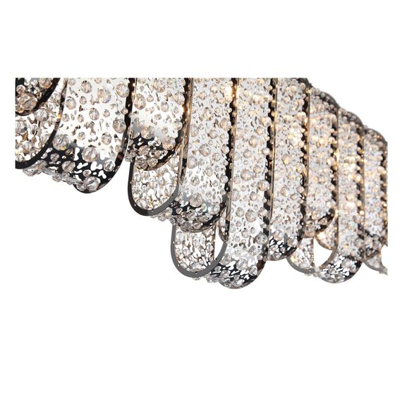 SL1117.103.07 Светильник подвесной ST-Luce Хром/Хром, Прозрачный G9 7*5W SOPRESIA, изображение 9