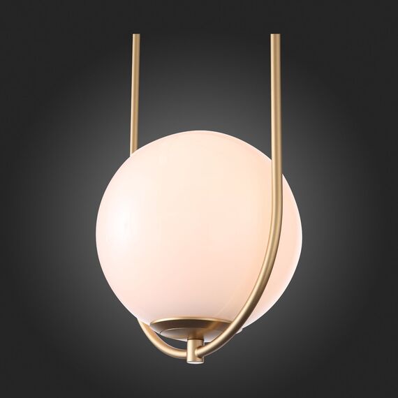 SL1118.203.01 Светильник подвесной ST-Luce Золотистый/Белый E27 1*40W PENOLO, изображение 8