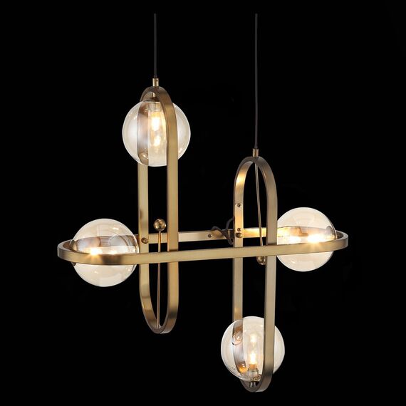 SL1201.203.04 Светильник подвесной ST-Luce Бронзовый/Коньячный G9 4*5W CIRCONO, изображение 7