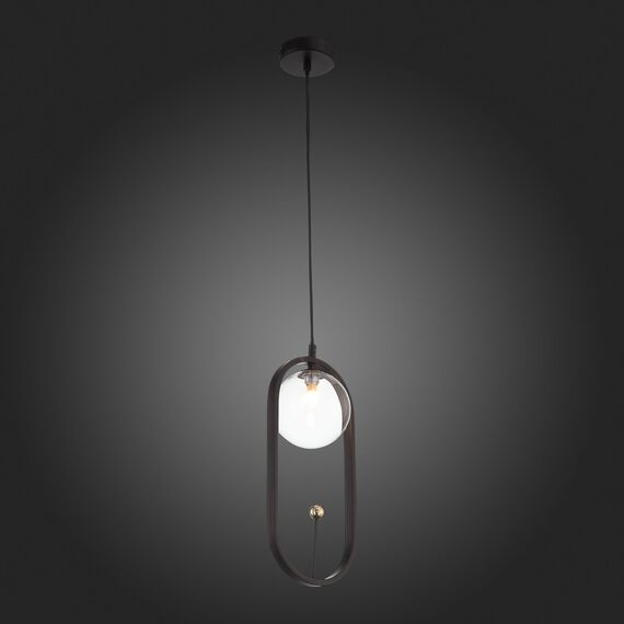 SL1201.403.01 Подвес ST-Luce Черный/Прозрачный G9 1*5W CIRCONO, изображение 2