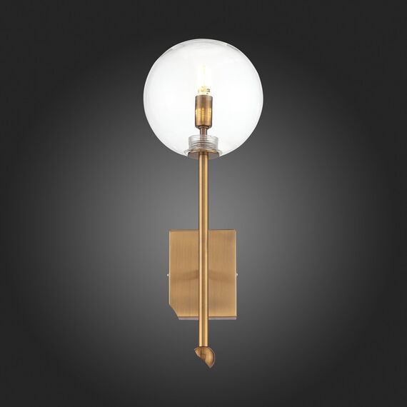 SL1205.301.01 Светильник настенный ST-Luce Латунь/Прозрачный G9 1*5W SANDRO, изображение 8