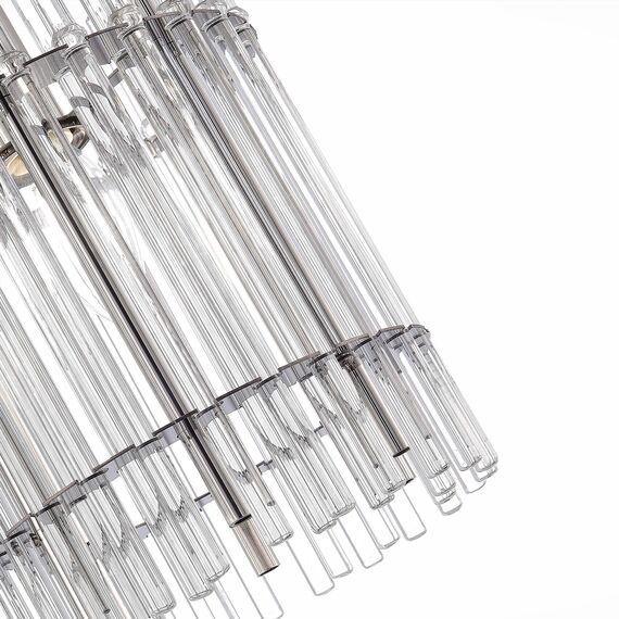 SL1656.103.01 Люстра подвесная ST-Luce Никель/Прозрачный E14 1*40W EPICA, изображение 6