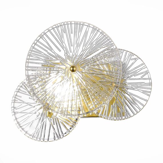 SL1657.201.01 Бра ST-Luce Золотистый/Прозрачный E14 1*40W FLERO, изображение 5