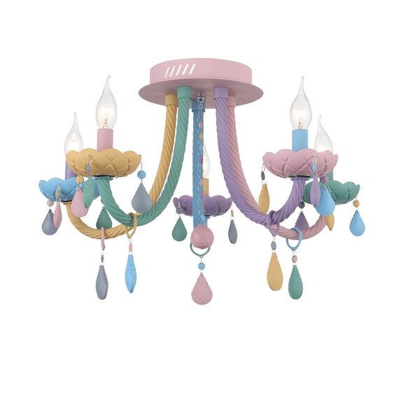 SL1700.782.05 Люстра потолочная ST-Luce Разноцветный E14 5*40W FIATA, изображение 3