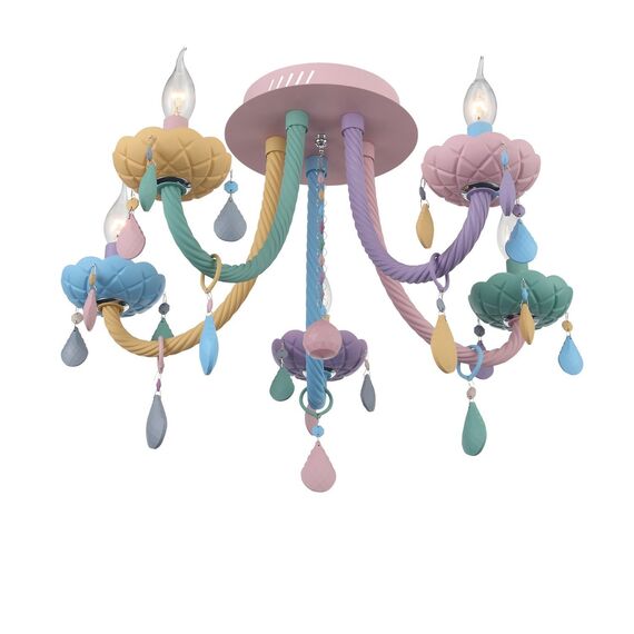 SL1700.782.05 Люстра потолочная ST-Luce Разноцветный E14 5*40W FIATA, изображение 6