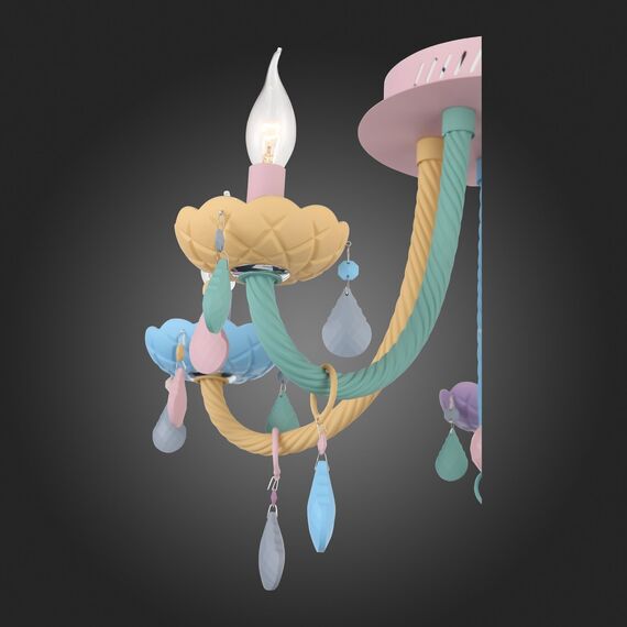 SL1700.782.05 Люстра потолочная ST-Luce Разноцветный E14 5*40W FIATA, изображение 8