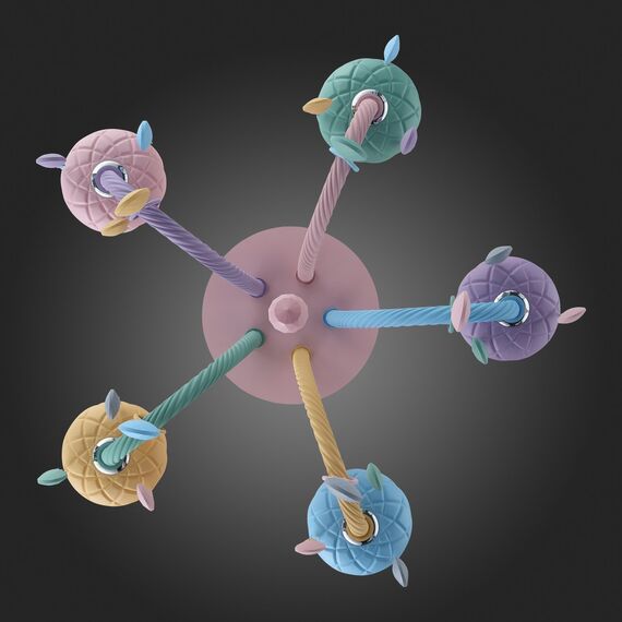 SL1700.782.05 Люстра потолочная ST-Luce Разноцветный E14 5*40W FIATA, изображение 11