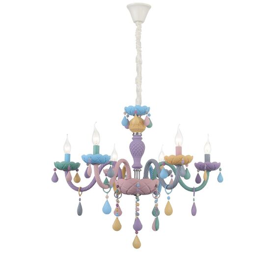 SL1700.783.06 Люстра подвесная ST-Luce Разноцветный E14 6*40W FIATA, изображение 3