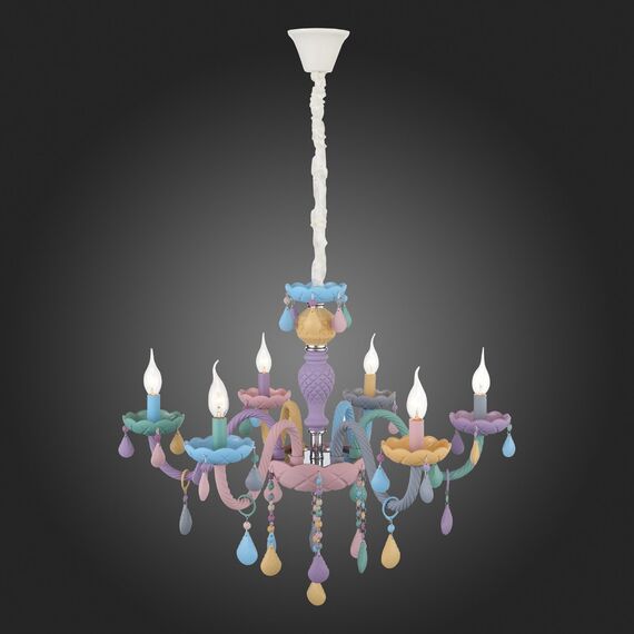 SL1700.783.06 Люстра подвесная ST-Luce Разноцветный E14 6*40W FIATA, изображение 8