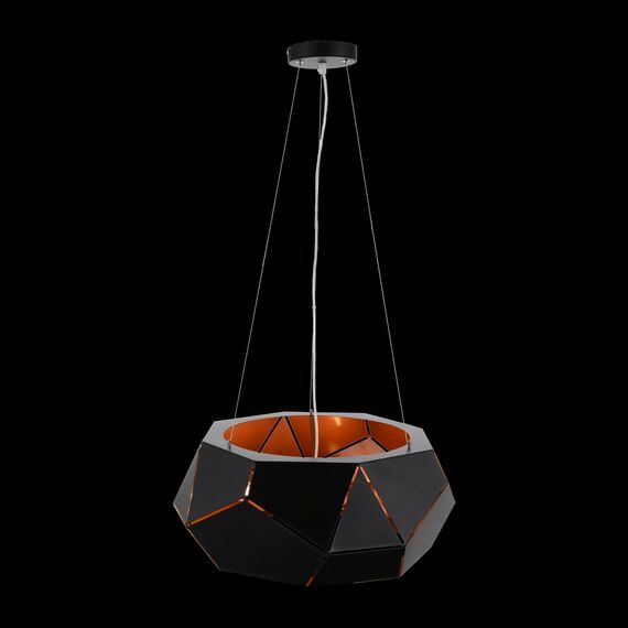 SL258.403.06 Люстра подвесная ST-Luce Черный/Черный, Золото E14 6*40W ENIGMA, изображение 4