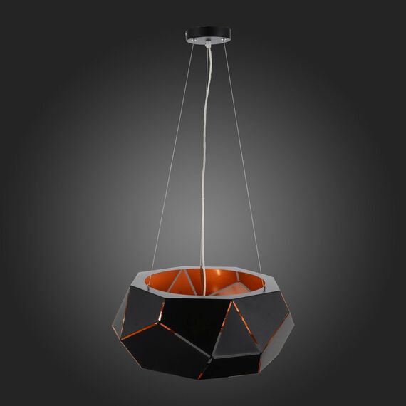 SL258.403.06 Люстра подвесная ST-Luce Черный/Черный, Золото E14 6*40W ENIGMA, изображение 5