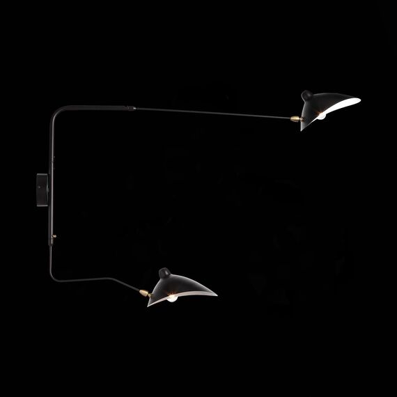 SL305.401.02 Светильник настенный ST-Luce Черный/Черный, Белый E27 2*60W SPRUZZO, изображение 7