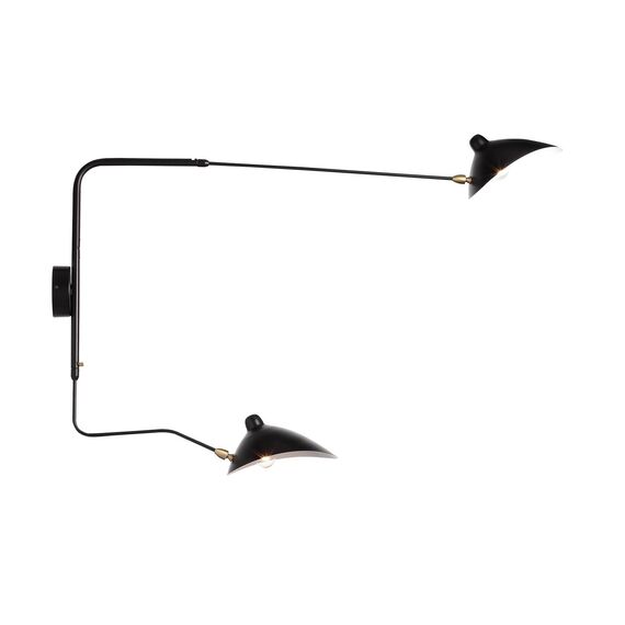 SL305.401.02 Светильник настенный ST-Luce Черный/Черный, Белый E27 2*60W SPRUZZO, изображение 9