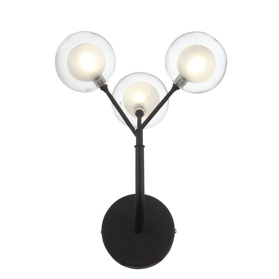 SL376.401.03 Бра ST-Luce Черный/Прозрачный, Белый G4 LED 3*2W - DEMELE, изображение 9