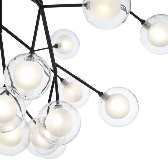 SL376.403.27 Светильник подвесной ST-Luce Черный/Прозрачный, Белый G4 LED 27*2W DEMELE, изображение 6