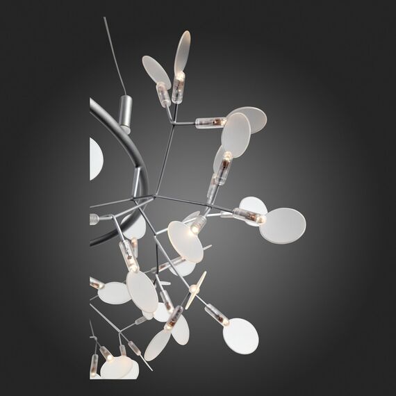 SL379.103.135 Люстра подвесная ST-Luce Серебристый/Белый LED 135*0,3W 3500K RAFINA, изображение 8