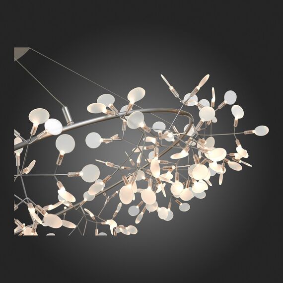 SL379.103.216 Люстра подвесная ST-Luce Серебристый/Белый LED 216*0,5W 3500K RAFINA, изображение 8