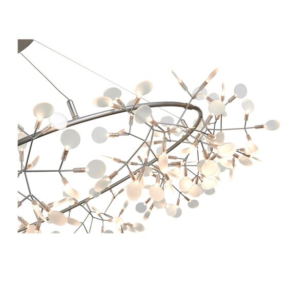 SL379.103.216 Люстра подвесная ST-Luce Серебристый/Белый LED 216*0,5W 3500K RAFINA, изображение 9