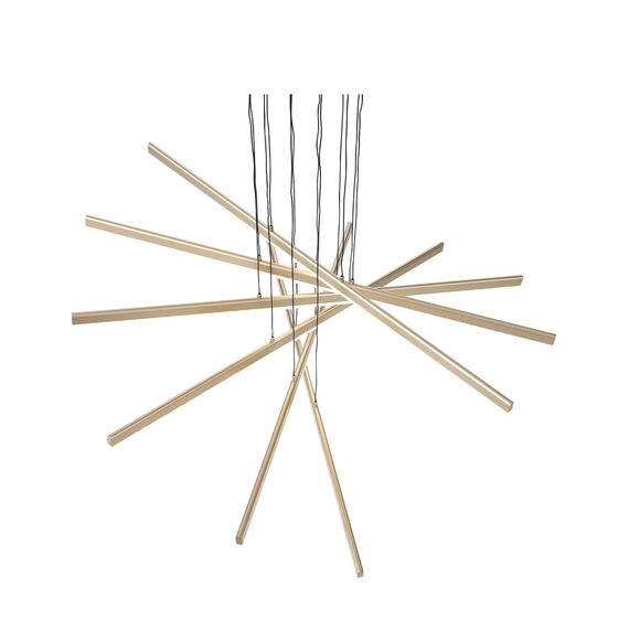 SL394.223.06 Светильник подвесной ST-Luce Матовое золото/Белый LED 6*16,6W 4000K BASONI, изображение 9