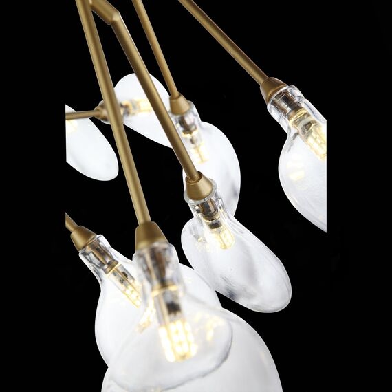 SL411.203.45 Люстра подвесная ST-Luce Золотистый/Прозрачный G4 45*1,5W RICCARDO, изображение 7