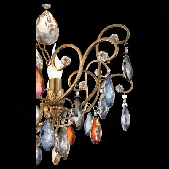 SL421.303.08 Люстра подвесная ST-Luce Бронза/Мульти E14 8*40W VIANETA, изображение 4