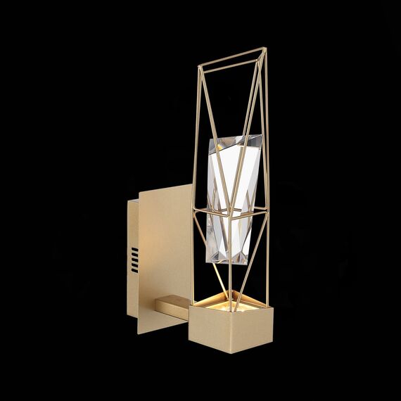 SL815.201.01 Бра ST-Luce Матовое золото/Матовое золото, Прозрачный LED 1*6W 4000K PROGETTO, изображение 10