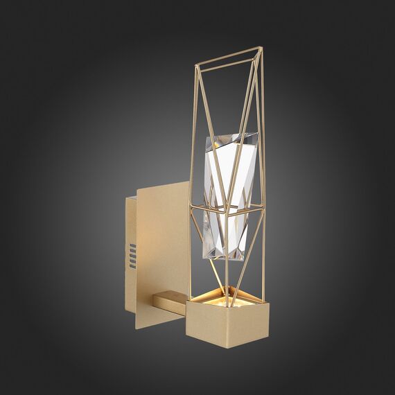 SL815.201.01 Бра ST-Luce Матовое золото/Матовое золото, Прозрачный LED 1*6W 4000K PROGETTO, изображение 11