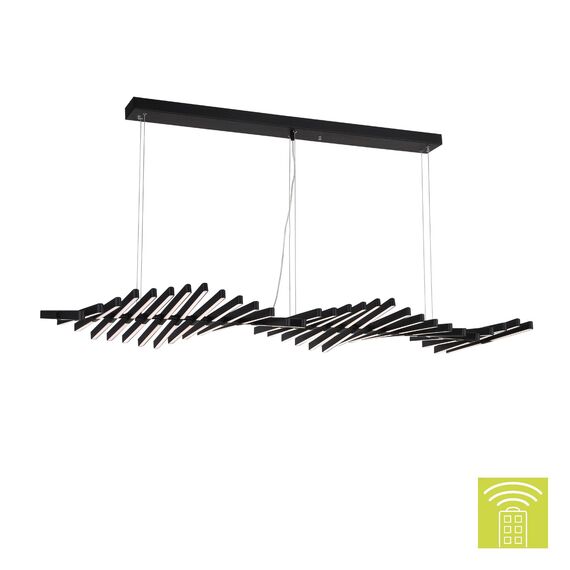 SLD001.403.30 Люстра подвесная ST-Luce Черный/Черный, Белый LED 30*5W 3000-6000K PICODI, изображение 3