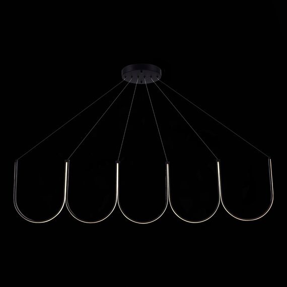 SL6202.413.01 Светильник подвесной ST-Luce Черный LED 1*68W 3000K HEIT