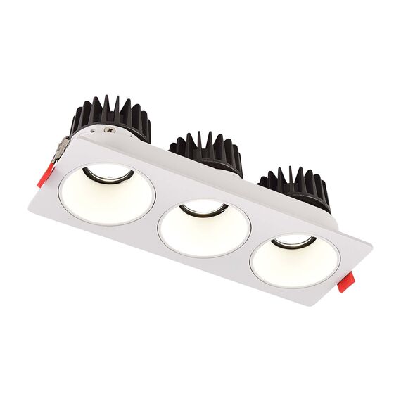 ST052.508.03 Встраиваемый корпус для светодиодного модуля серии ST850, ST851 ST-Luce Белый SHIFT, изображение 4